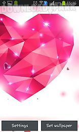 diamond hearts by live wallpaper hq