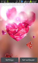 diamond hearts by live wallpaper hq