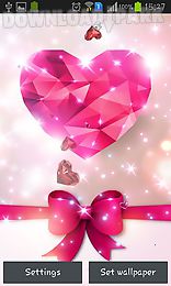 diamond hearts by live wallpaper hq