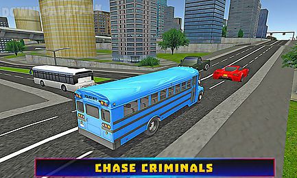 police bus chase adventure