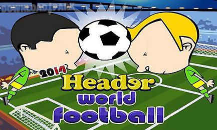 world football 2014. header world football