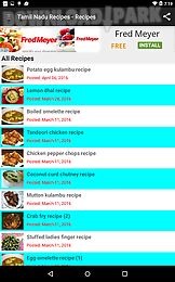 tamil recipes - english
