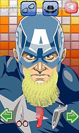 beard salon super hero