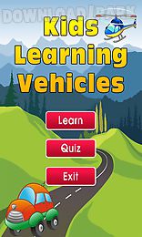 kids learning vehicles