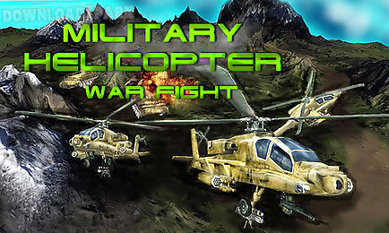 military helicopter: war fight