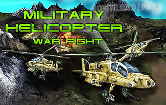 Military helicopter: war fight