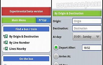 Bus.co.il - israel schedule