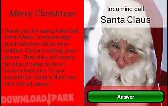 Fake call from santa