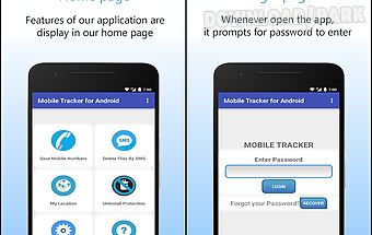 Mobile tracker for android