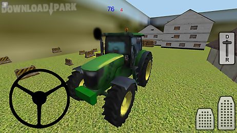 tractor parking 3d