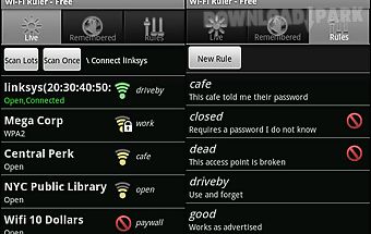Wi-fi ruler (a wifi manager)