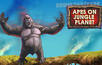 Apes on jungle planet