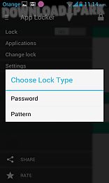 app locker - password or pattern