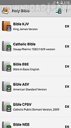 bible: kjv, bbe, asv, web, lsg