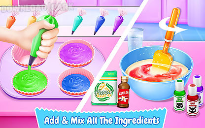 cupcake maker! rainbow chef