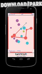 swipe off : a moving dots game
