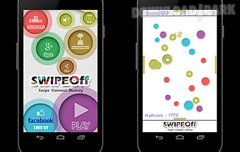 Swipe off : a moving dots game