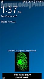 lock screen fingerprint joke