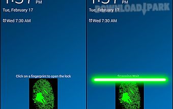 Lock screen fingerprint joke
