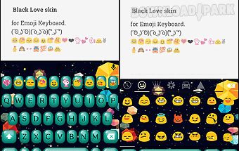 Bubble love emoji keyboard