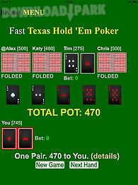 fast texas hold em poker banet