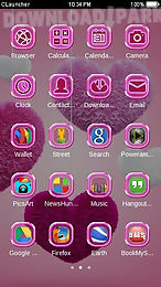 fluffy heart pink love theme