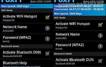 Foxfi (wifi tether w/o root)