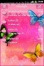 go sms pro theme pink nice