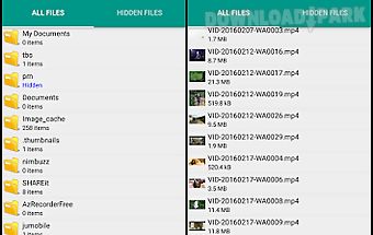Hide images,videos and files