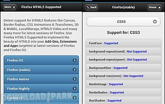 Html5 supported for firefox
