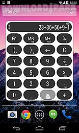 calculator widget themes