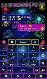 fireworks go keyboard theme