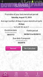 my ovulation calculator