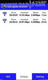 test speed internet 3g,4g,wifi