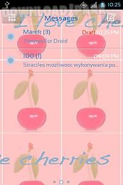 theme cherries for go sms pro