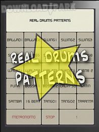 real drums patterns original