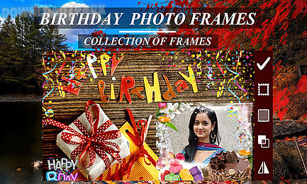 birthday photo frame
