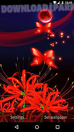 butterfly and flower 3d