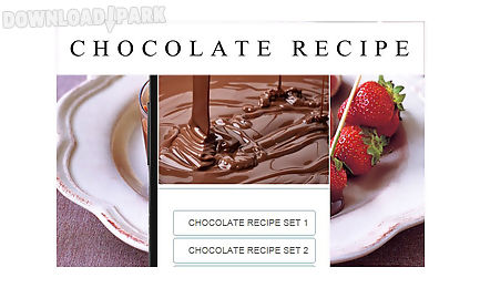 chocolate recipes food