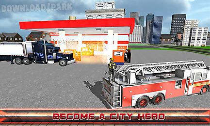 city firefighter truck