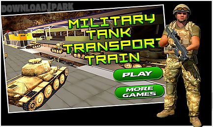 military tank transport train