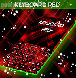 red keyboard glow go