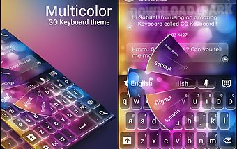 Go keyboard multicolor theme