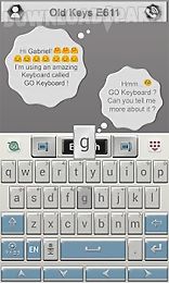 old keys e611 keyboard theme