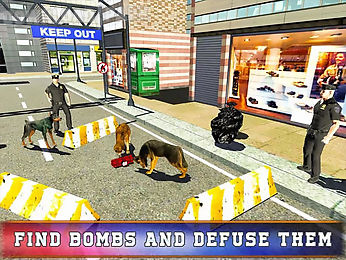 police dog training simulator