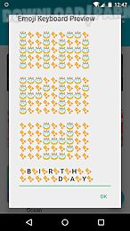 birthday art -emoji keyboard🎂