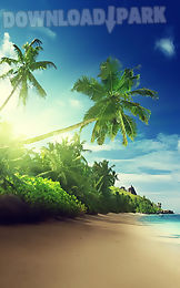 tropical beach live wallpaper