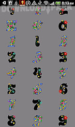alphabet stickers doodle text!