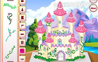 Princess castle cake cooking
