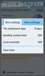 go sms pro message counter